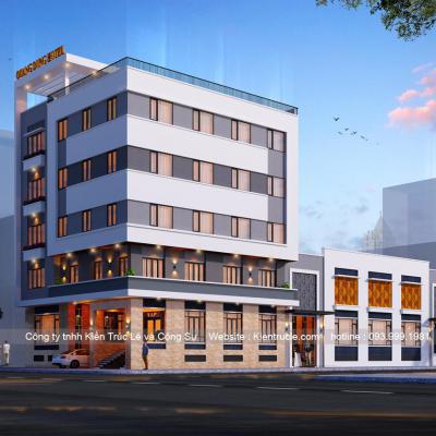 Mẫu khách sạn 2 sao 5 tầng đẹp