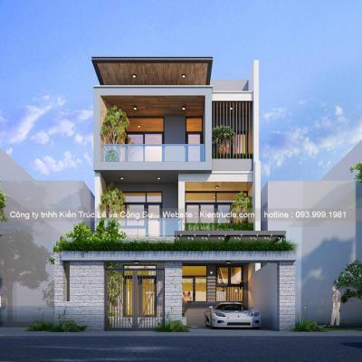 Mẫu nhà 3 tầng 7x15m đẹp