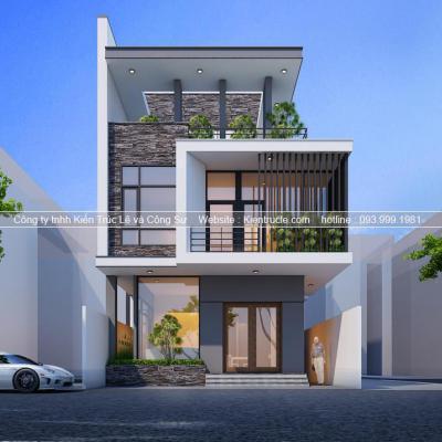 Nhà ở 3 tầng kết hợp nhà nghỉ