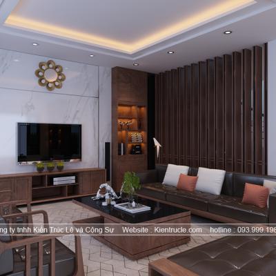 Thiết kế phòng khách 35m2 đẹp