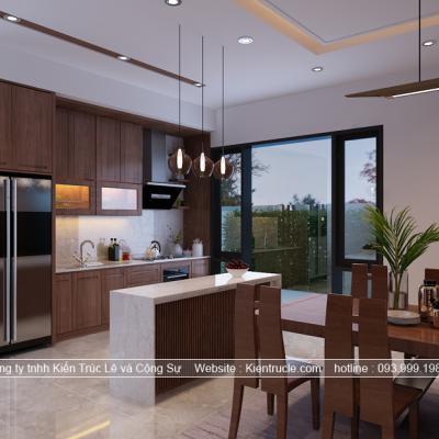 Nhà bếp ăn đẹp hiện đại