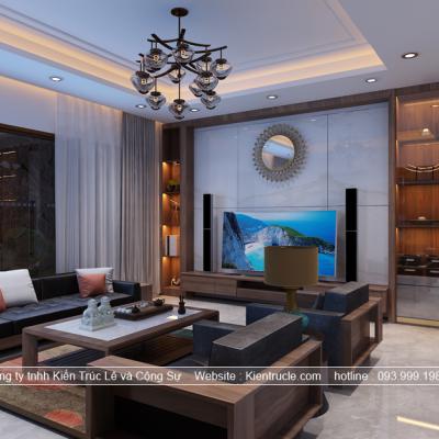 Thiết kế phòng khách 40m2 đẹp