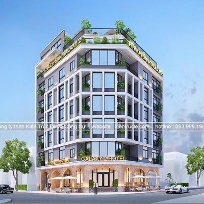 Thiết Kế Khách Sạn 7 Tầng Đẹp